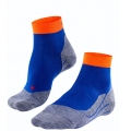 Falke Laufsocke RU4 Endurance Short (mittelstarke Polsterung) blau/orange Herren - 1 Paar